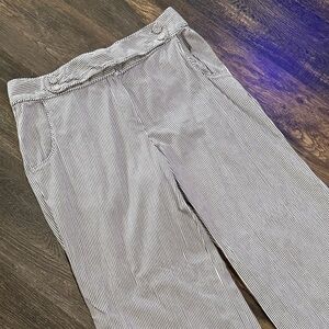 Willi Smith Black and White Striped Chinos